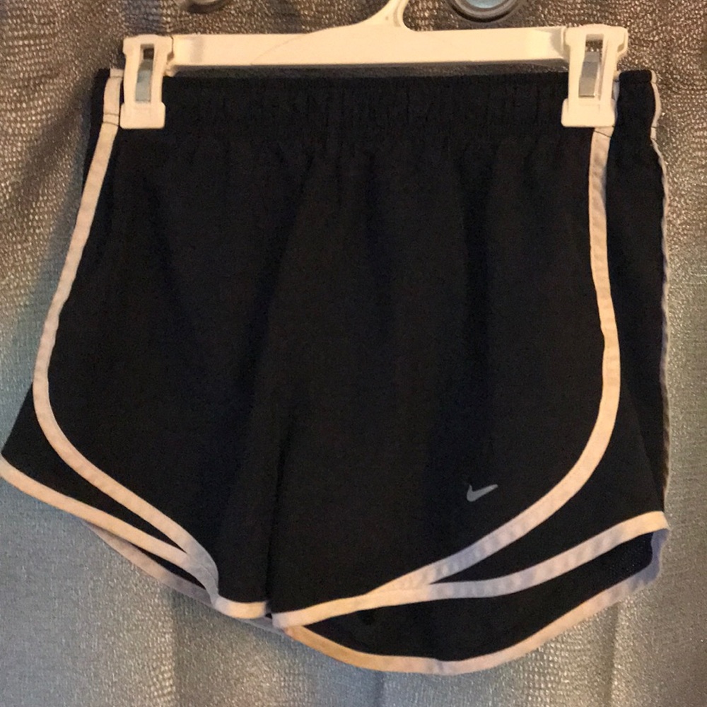 Nike running shorts.